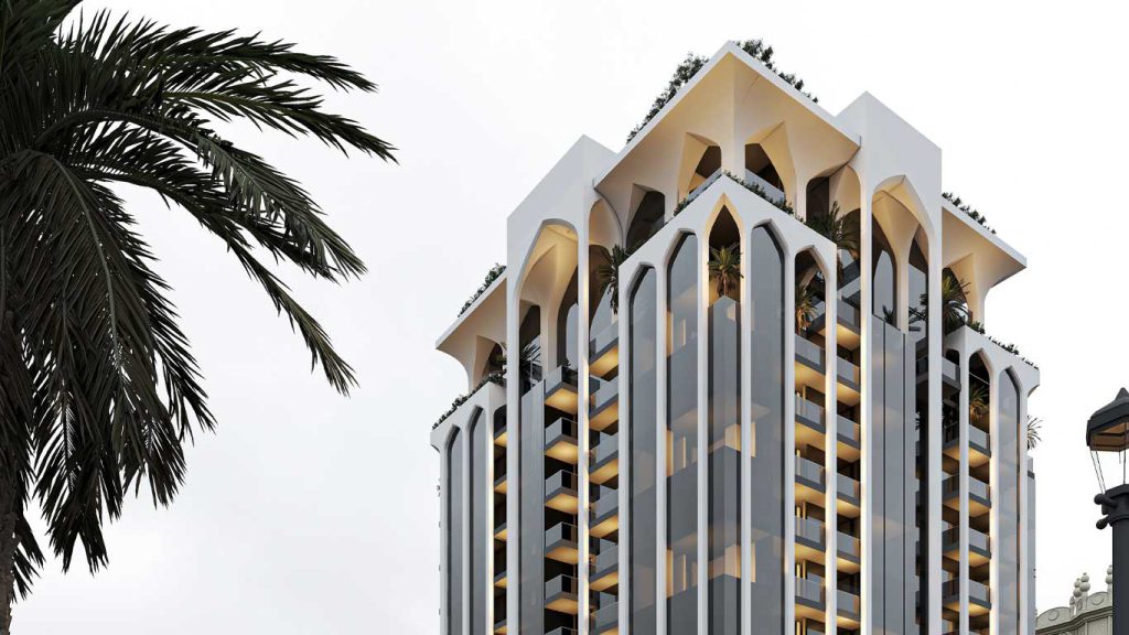 modern towers